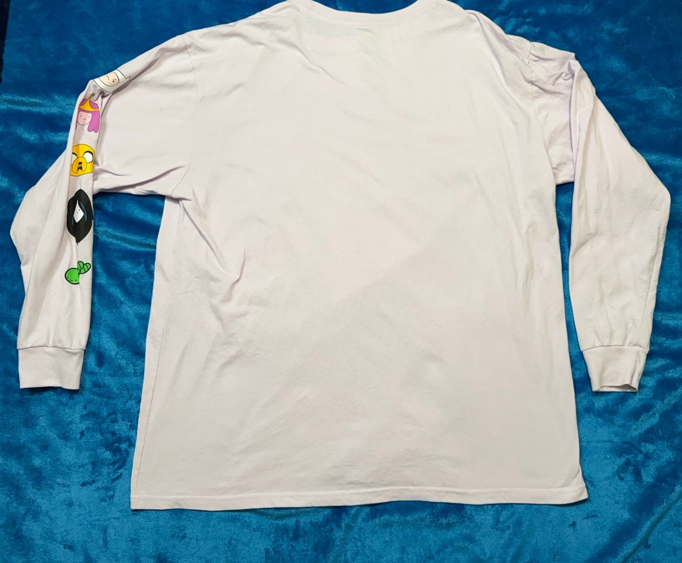 Adventure Time Cartoon Network Long Sleeve Graphic Shirt Size 2XL