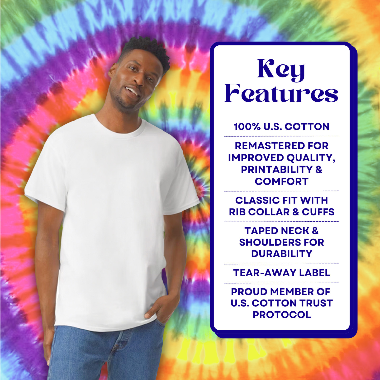 Tie Dye Shirt | Blue DNA Honeycomb | Handmade | Unisex | Tall | Women’s