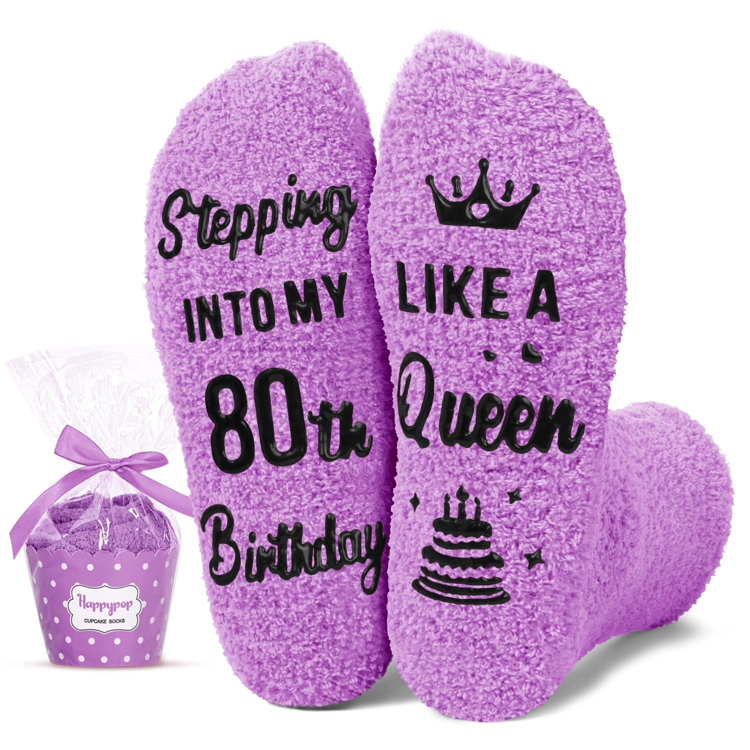 80th Years Old Birthday Socks – Gift Ideas for 80 Year Old Women, Stocking St…
