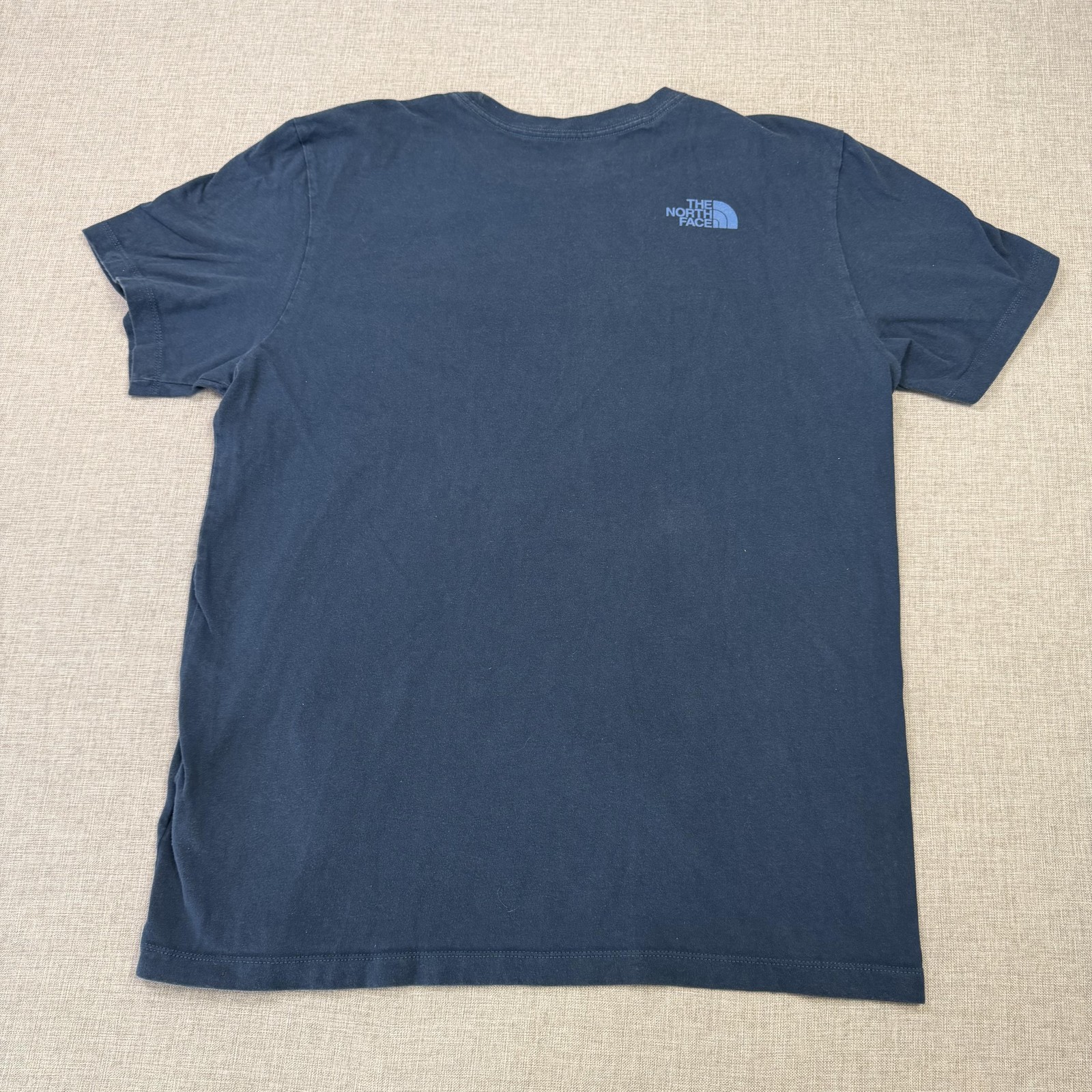 The North Face Shirt Mens Large Blue Crew Neck Short Sleeve Pack Van Graphic