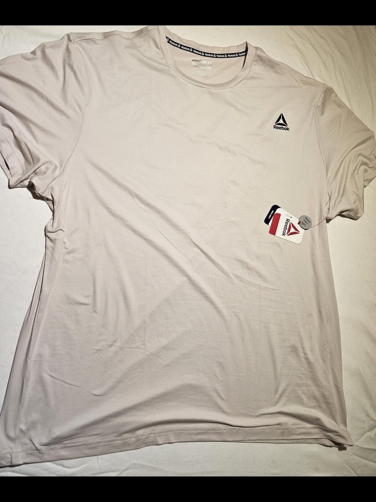 Reebok Men’s Pale Pink Athletic Tee