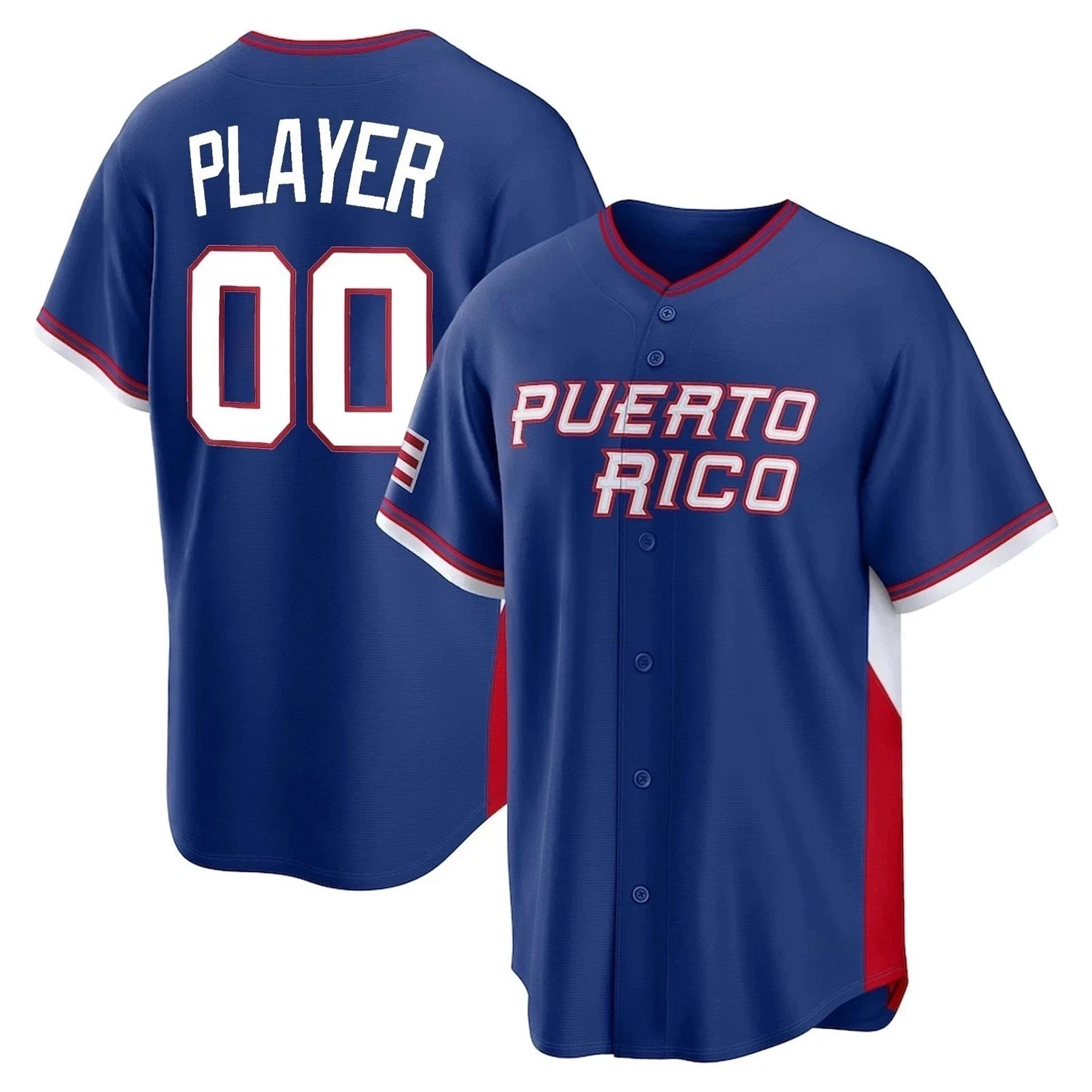 Men’s Custom Puerto Rico Baseball 2026 World Baseball Jersey S-5XL !!!