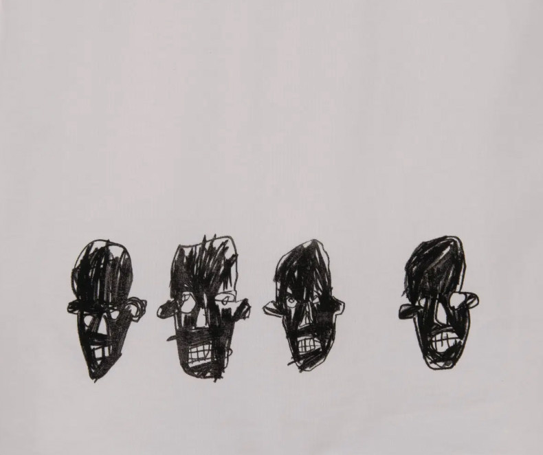 Off-White Basquiat Graphic Tee Shirt- Size Small