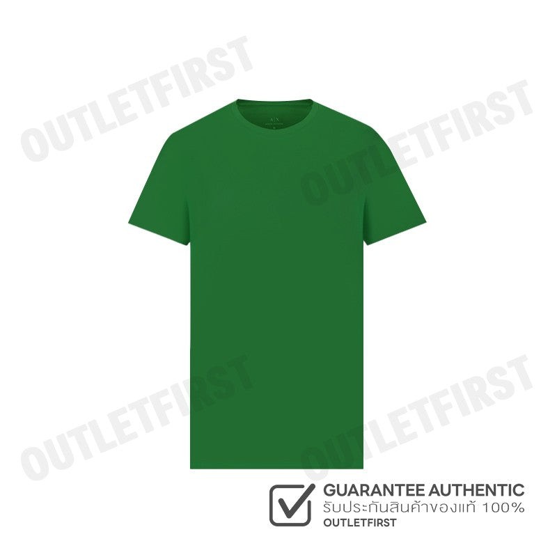 ARMANI EXCHANGE SLIM FIT PIMA COTTON T-SHIRT COLOR VERDANT GREEN CODE: 8NZT74