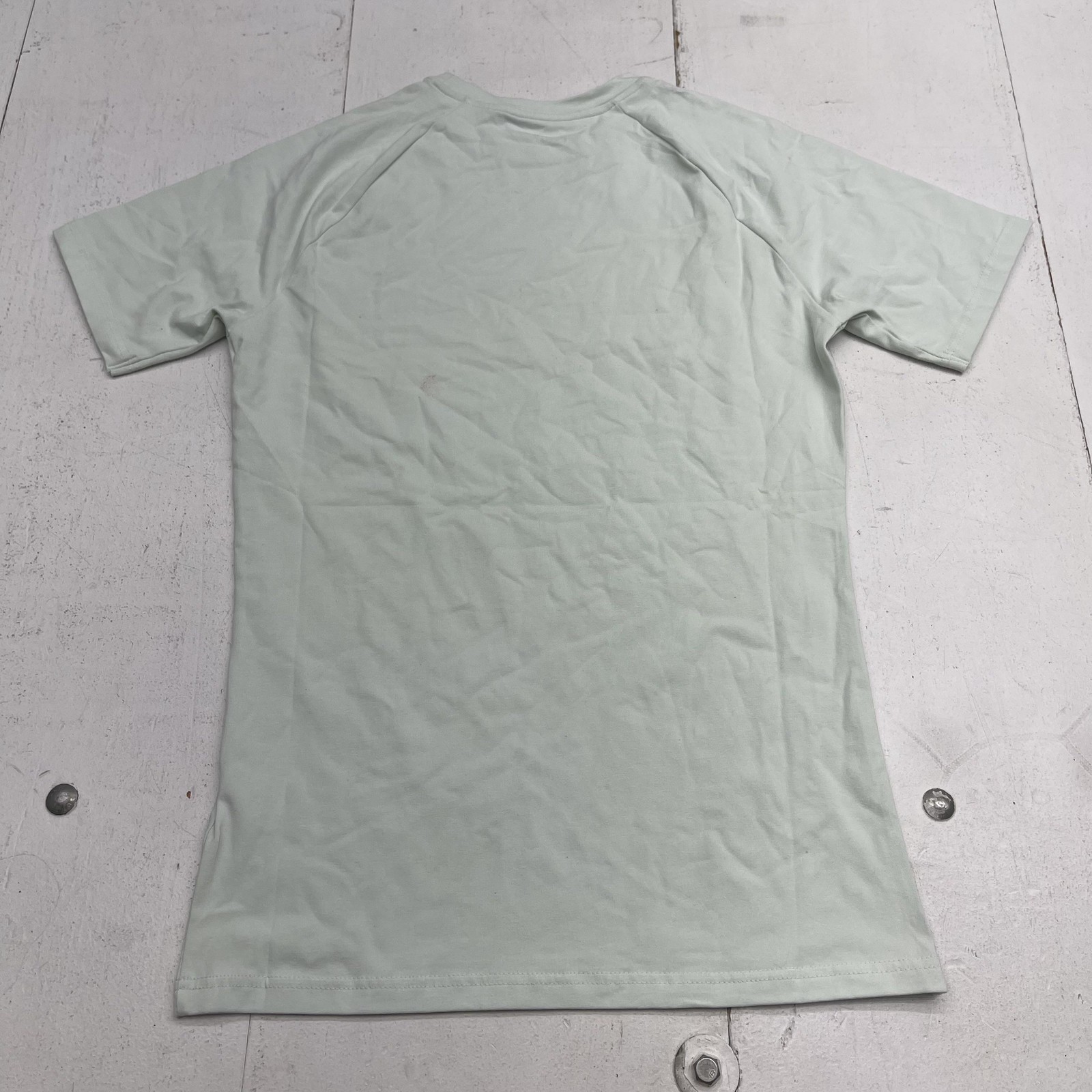 Tailored Athlete Shirt Mens Medium Green Basic Slim Fit Stretch Tee Tagless