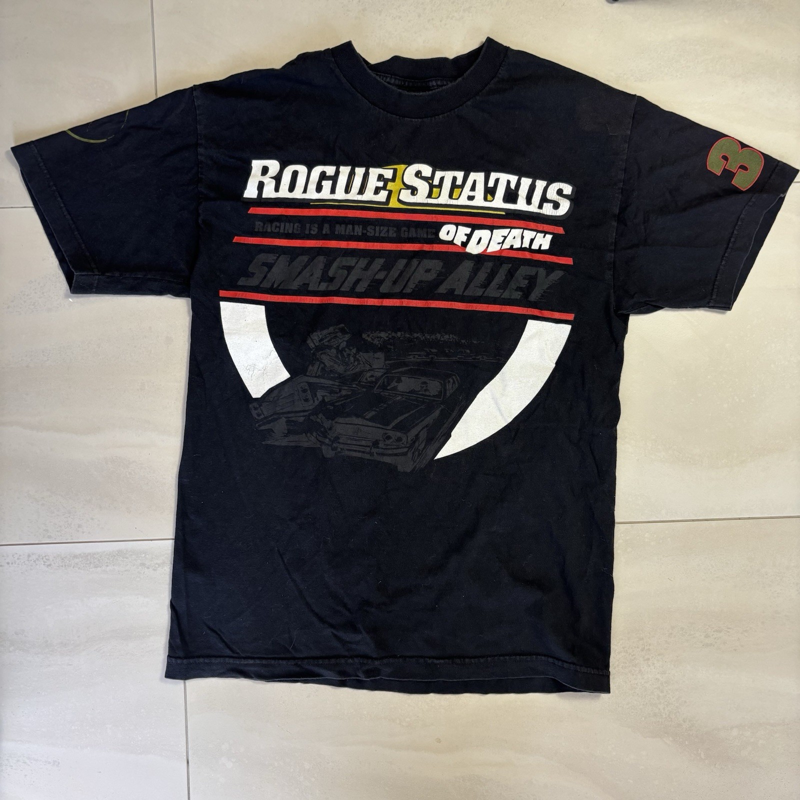 Rogue Status Smash Up Alley Graphic T Shirt Black Size Medium