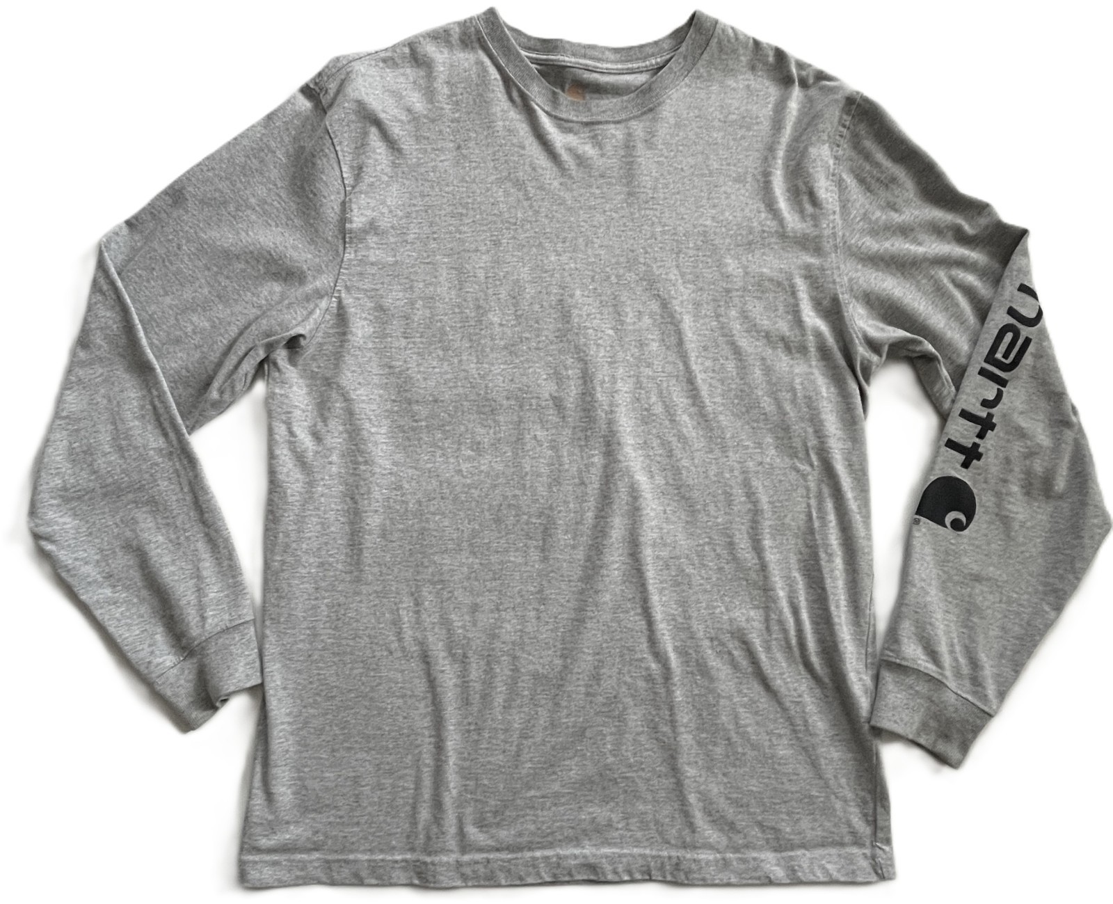 CARHARTT Original Fit Heather Gray Long Sleeve T Shirt # K231 Mens M