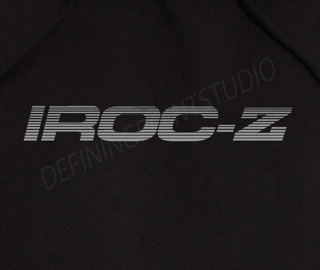 IROC Z Camaro Vintage Logo Shirt | IROC-Z Chevy SS 3rd Gen Firebird Retro Z28