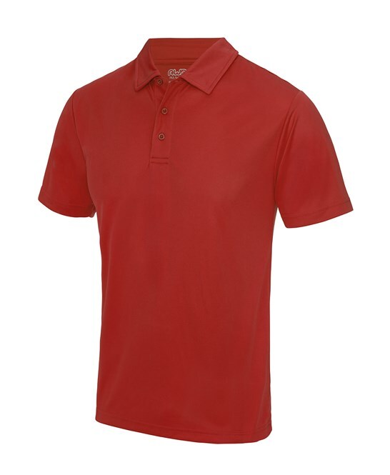 Personalised Custom Just Cool Awdis Polo T-shirt Casual Short Sleeve JC040