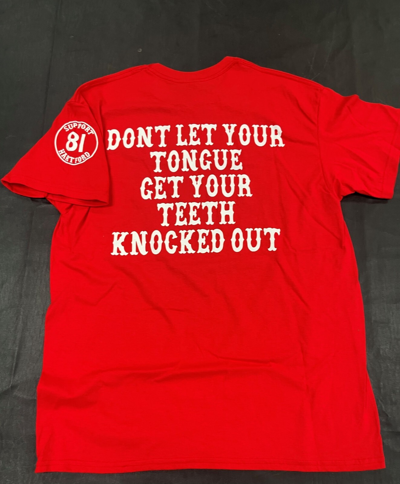 HELLS ANGELS HARTFORD SUPPORT SHIRT