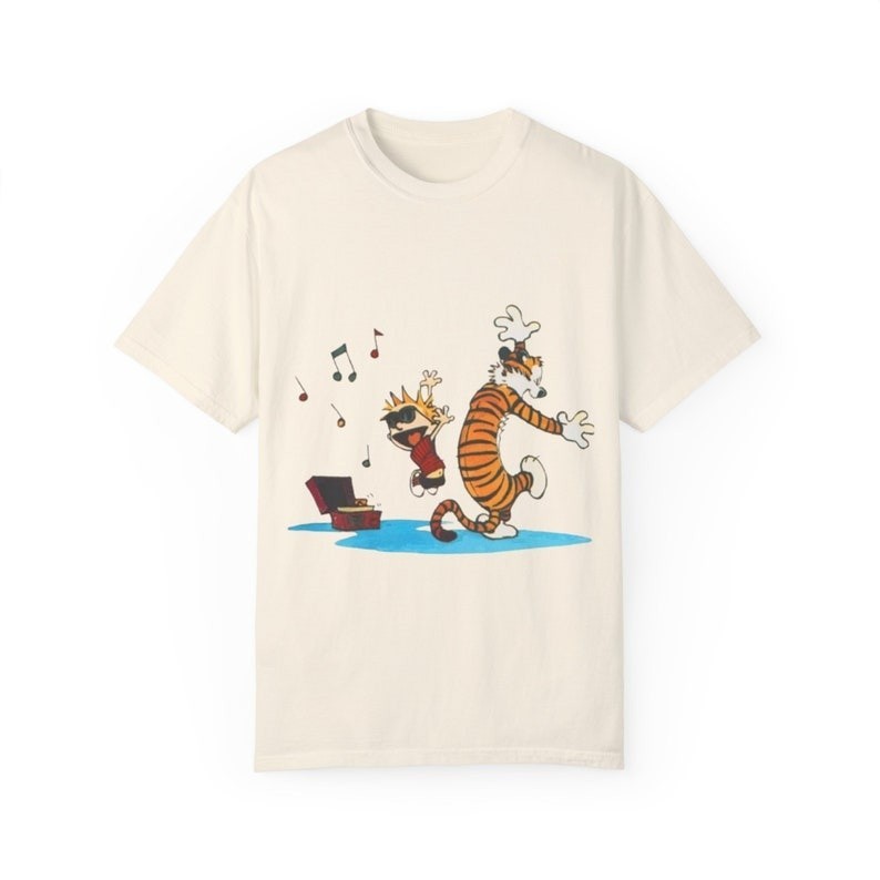 Calvin and Hobbes cartoon Unisex Tee S-5XL