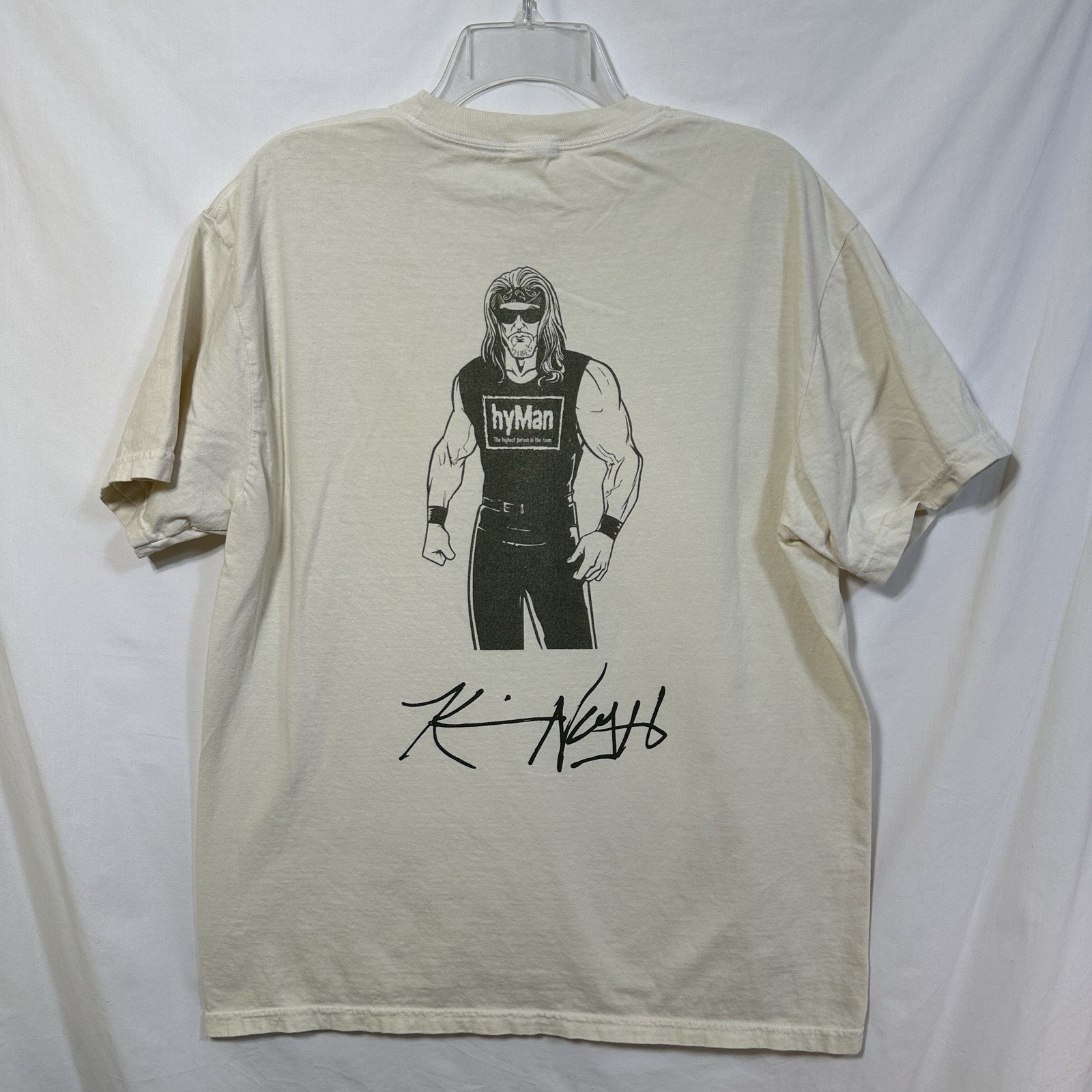 Kevin Nash Jackknife Creamsicle Double Sided Large T-Shirt Wrestling NWO WWF WWE