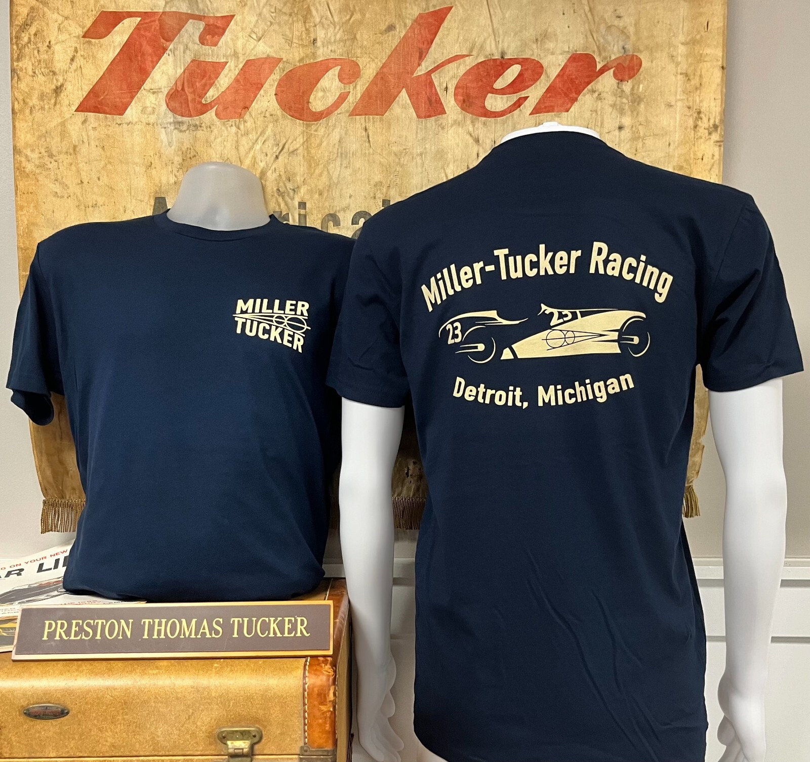 Official Miller and Tucker, Inc. T-Shirt by Preston Tucker LLC Tucker 48 Car