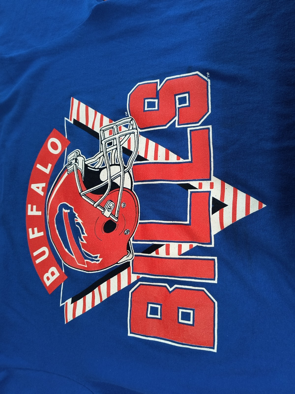 Buffalo Bill’s Blue Short Sleeve T-Shirt Men’s Large (42-44) Trench USA VTG