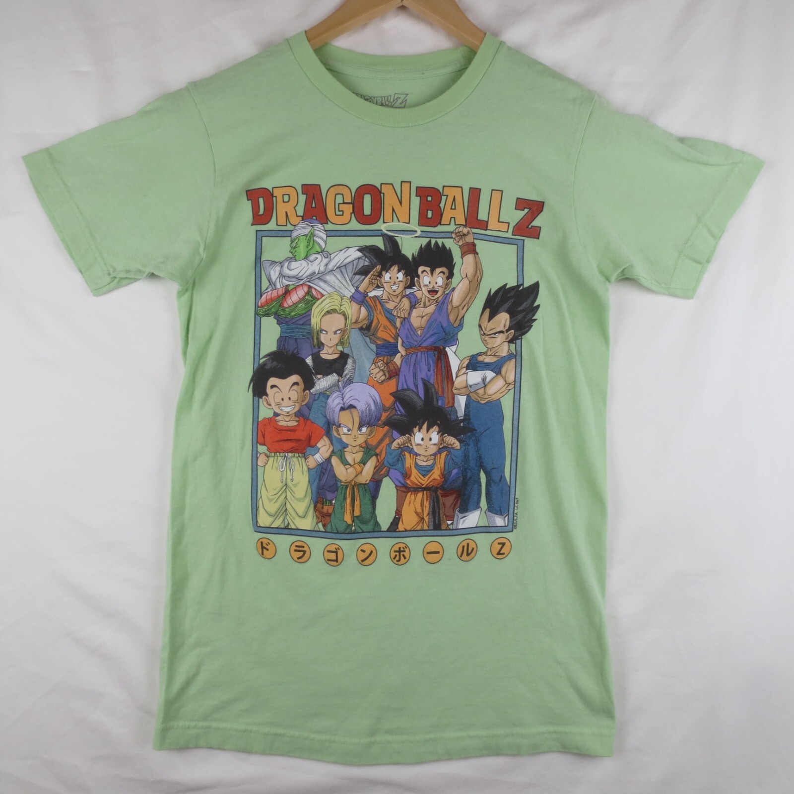 Dragon Ball Z T Shirt Mens S Mint Giant Early Art Super Group Box Pic Graphic