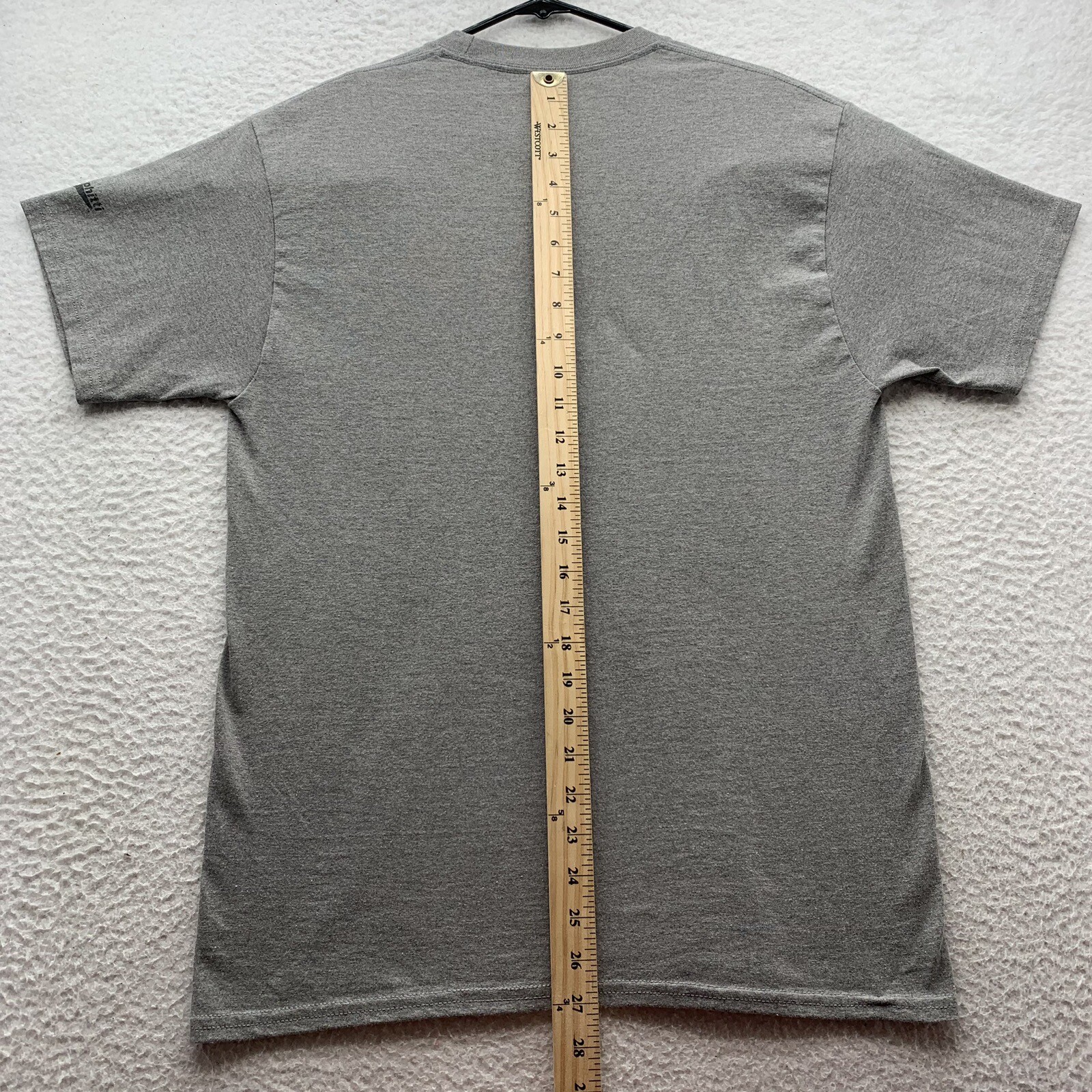 Hanes Wayne Enterprises T-Shirt Mens Medium M Spell Out Batman DC Universe Dad