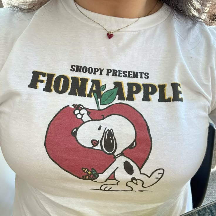 Snoopy x Fiona Apple Short Sleeve Unisex T Shirt S-5XL
