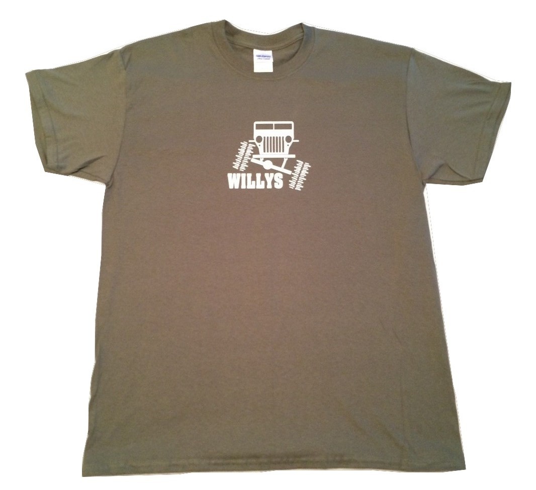Off Roading – Willys Flex Flatty CJ-2A Overland T-Shirt S, M, L, XL, 2XL 3XL