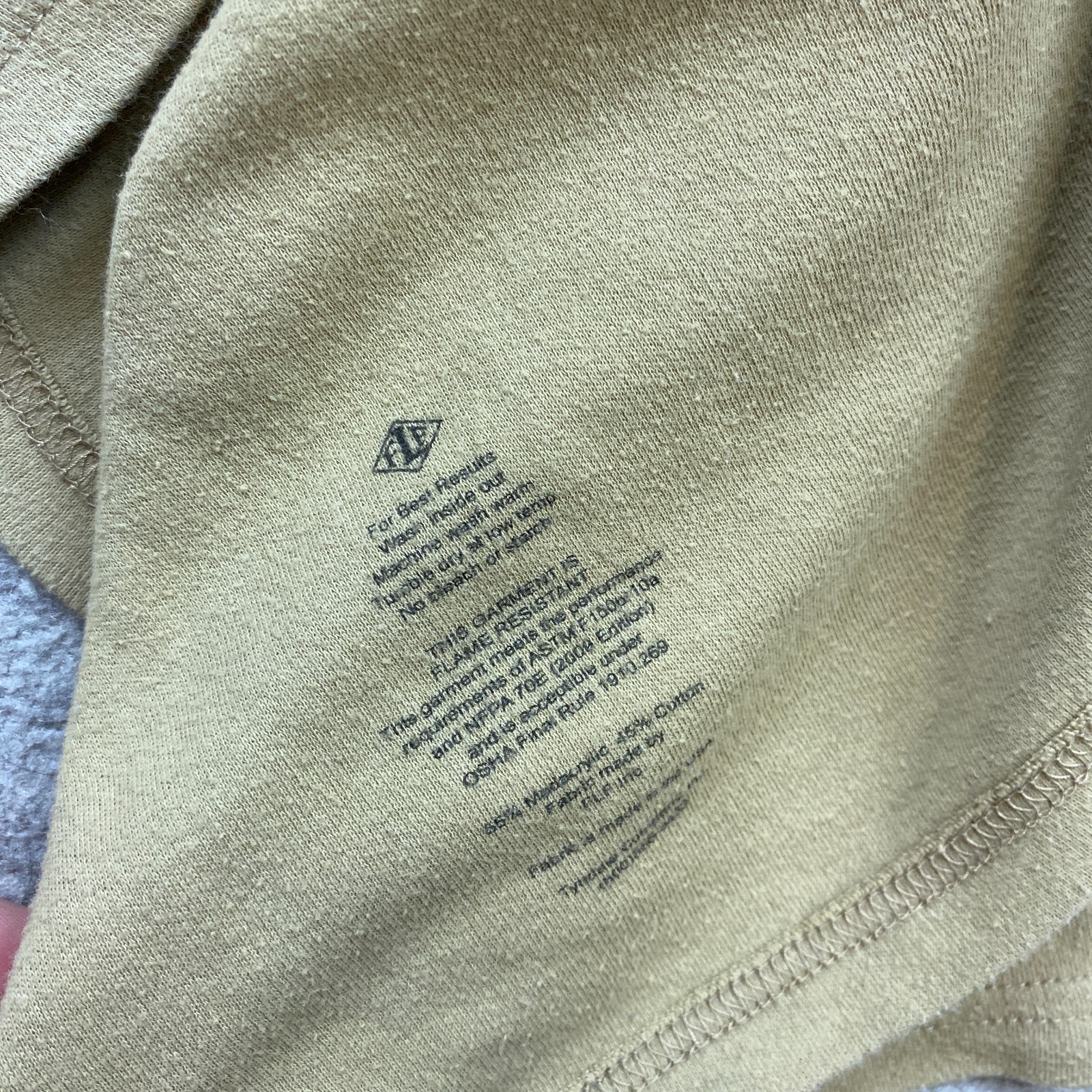 Tyndale FR Shirt 2XL XXL Brown CAT 2112 CAL Flame Resistant HRC ARC Rated Work