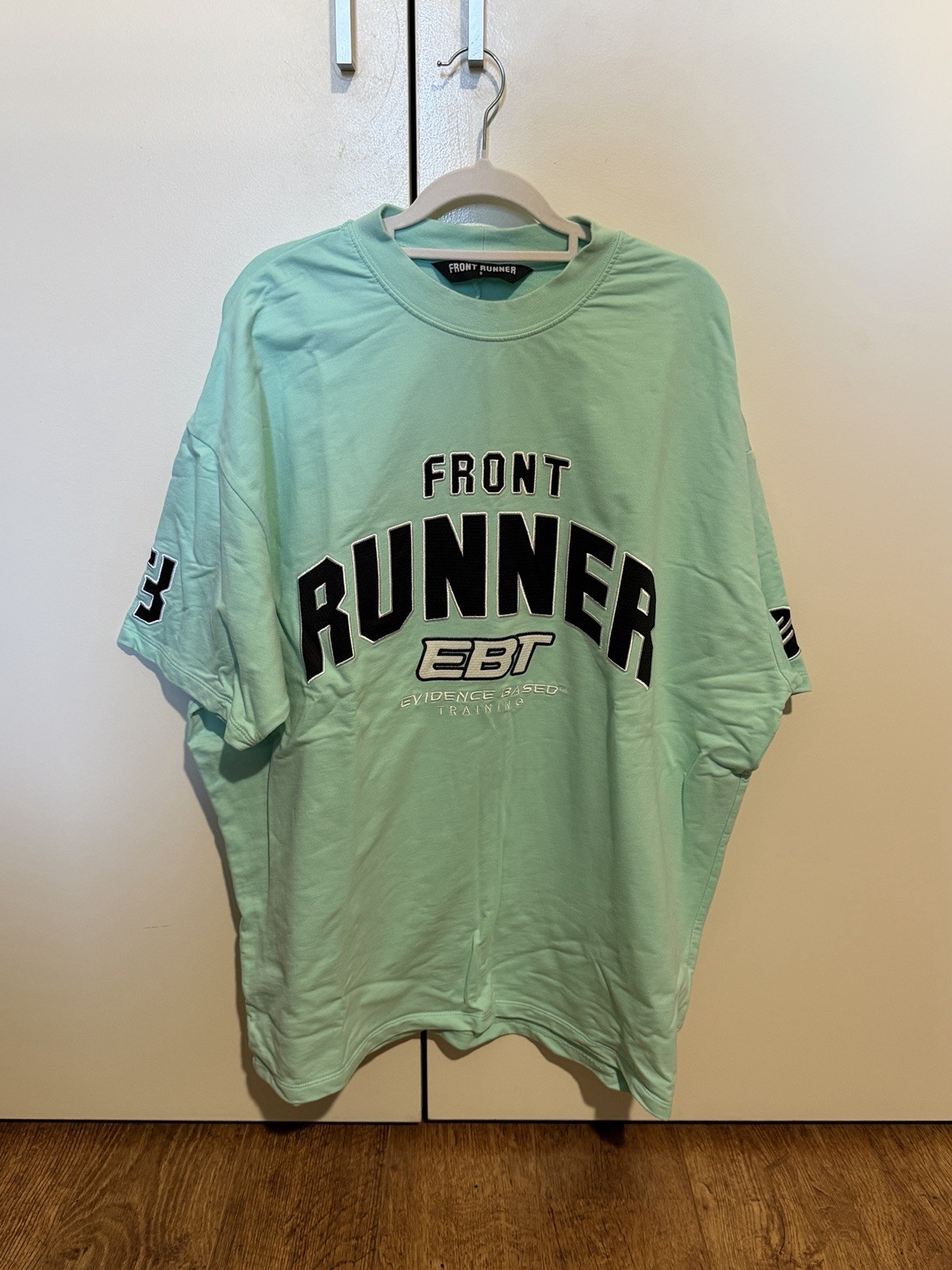 Front Runner X EBT Turquoise T-Shirt Size S (Oversized fit)