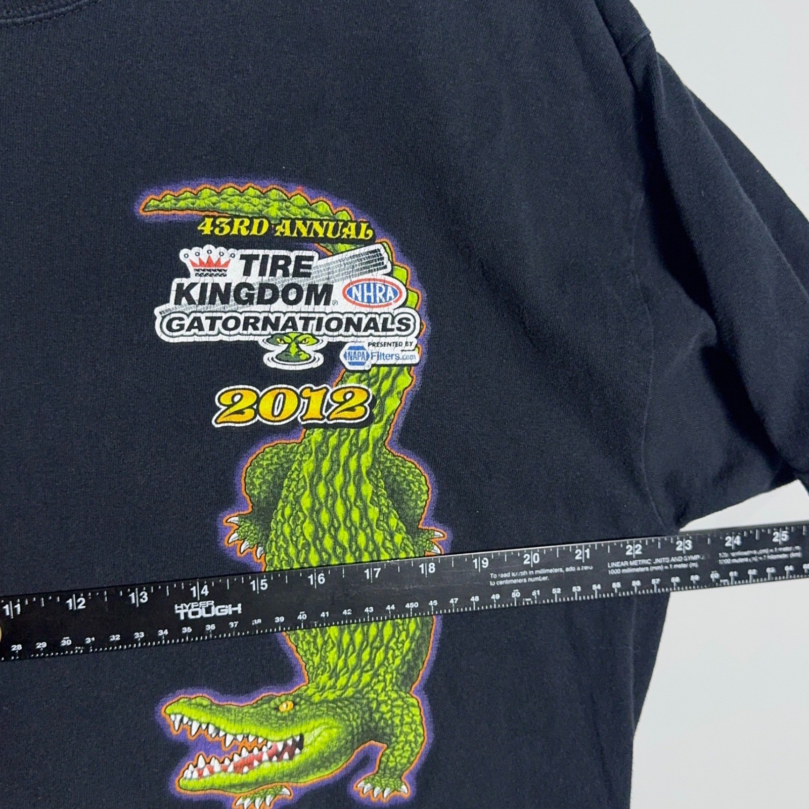 NHRA Gatornationals 2012 T-Shirt Mens Size XL Gainesville Black Racing