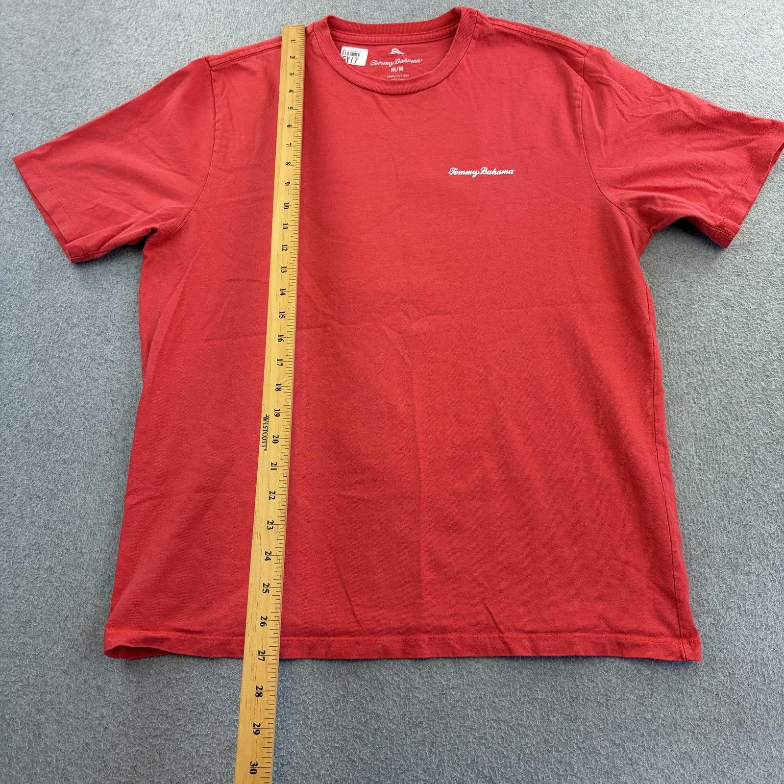 Tommy Bahama Shirt Mens Medium Red Pitcher Catcher Beer Baseball Tee Adult