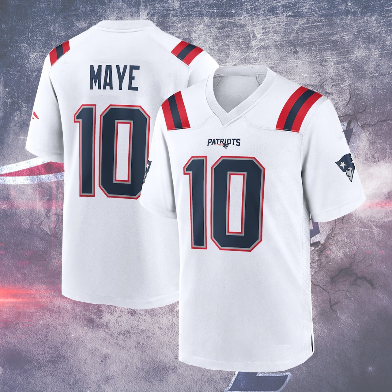 SALE! Drake #10 Maye New England P Name & Number Player AOP Gift Fan Made