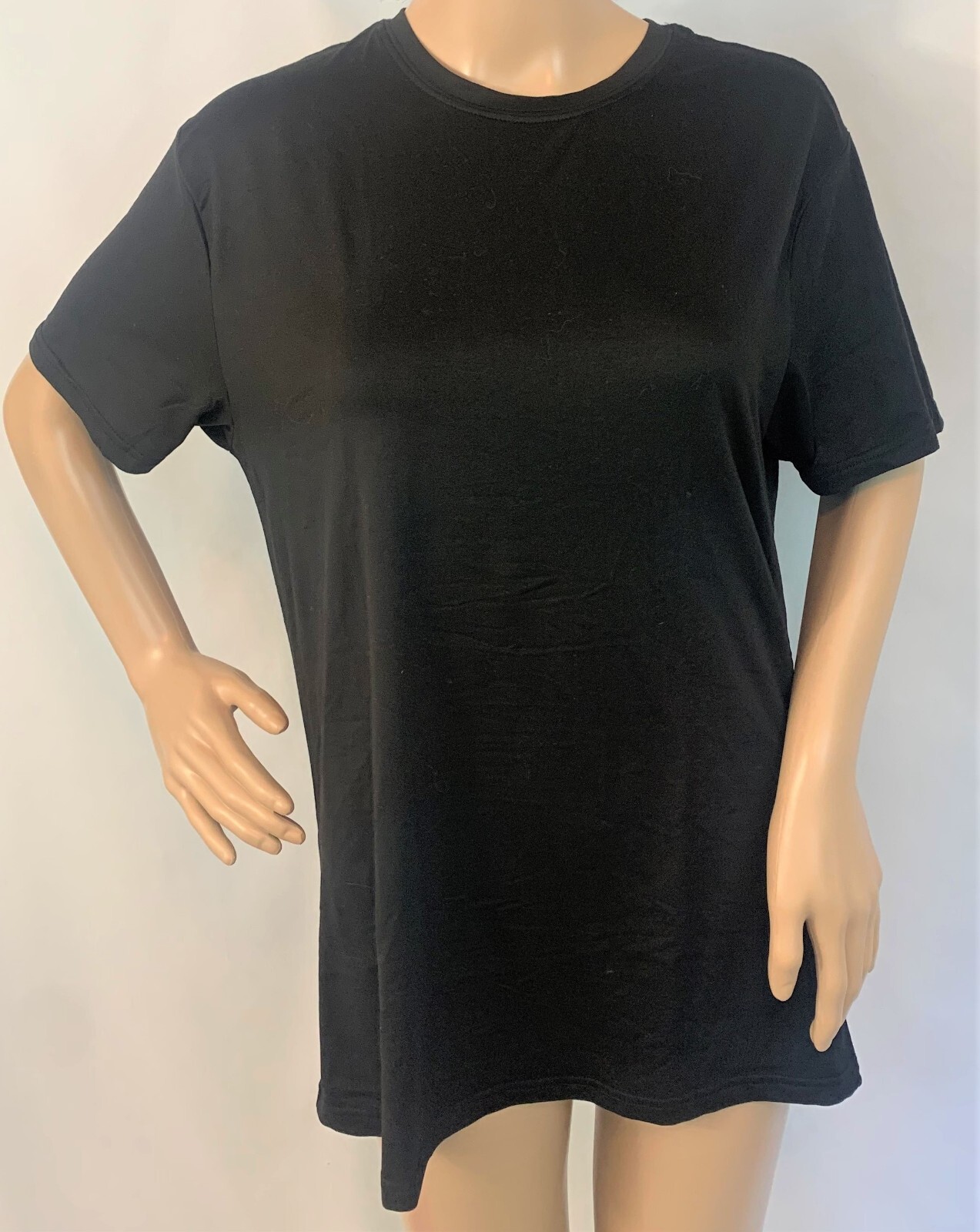 32 DEGREEES Men’s Cool Classic Crew T-Shirt, Anti-Odor, 4-Way Stretch,BLACK, L