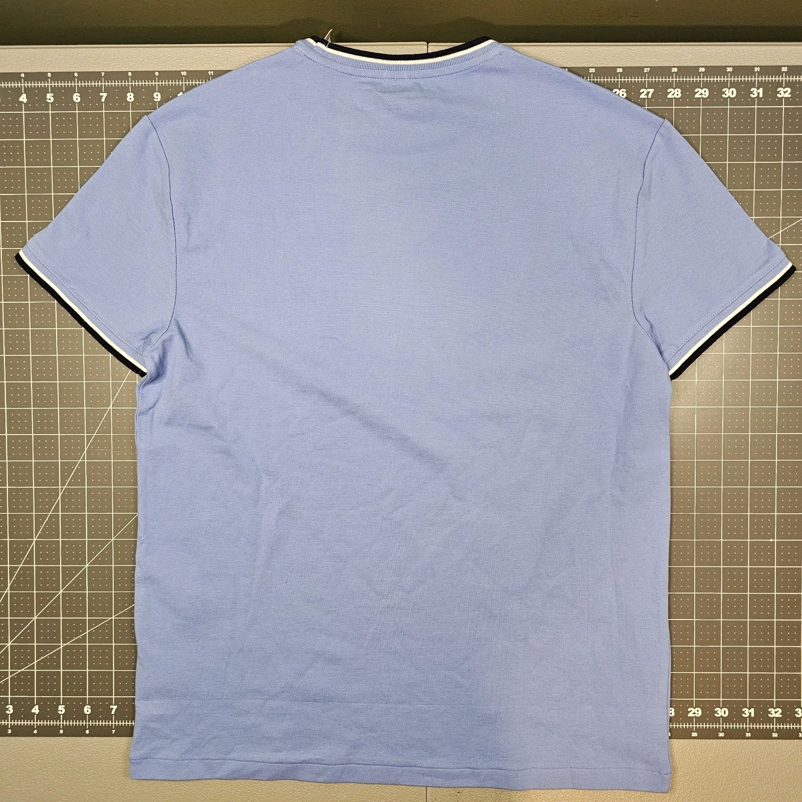 Polo Ralph Lauren Pique Tshirt Small Blue New NWT Ringer Preppy Retro Classic