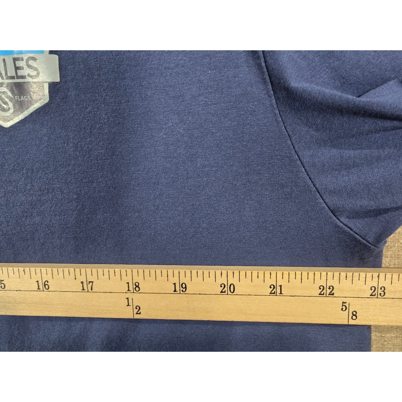 Scales Gear Mens 2XLNavy Blue Graphic Short Sleeve TShirt Cotton Spandex Stretch