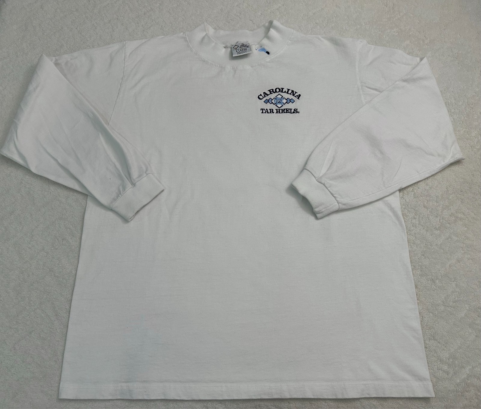 Vintage 1990s 90s University North Carolina Tar Heels Long Sleeve T-Shirt, XL