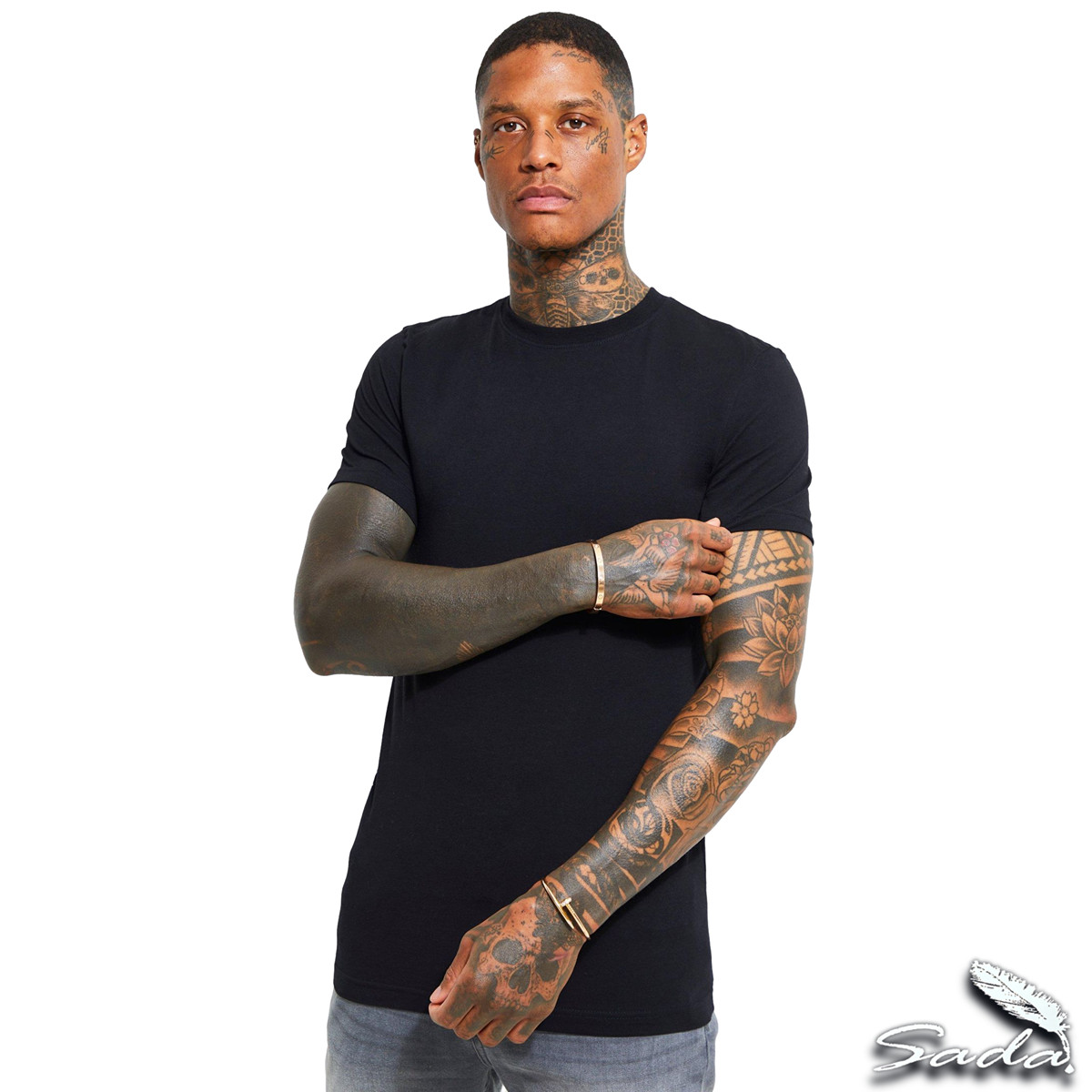 Sada Crew-neck T-shirt Short-sleeve (1-Dozen/ 12pc)