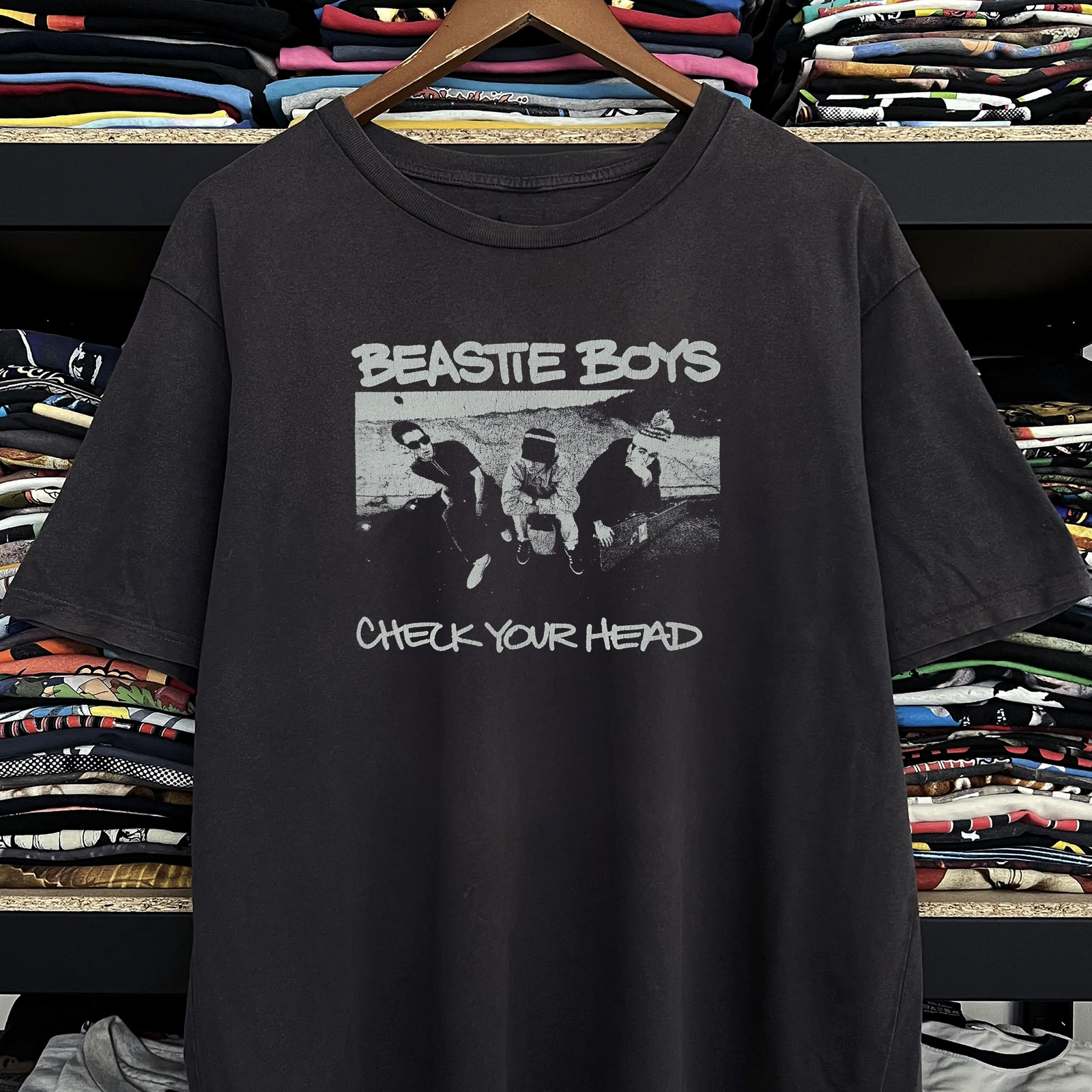 90s Beastie Boys Check Your Head Classic T-Shirt Black XL