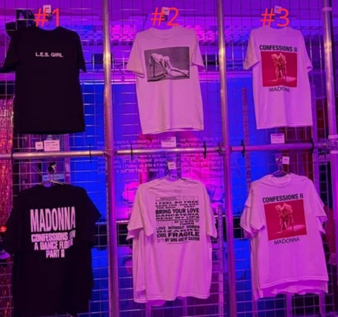Hot!! Madonna Shirt Confessions Part II Concert Merch 2026 Reprint