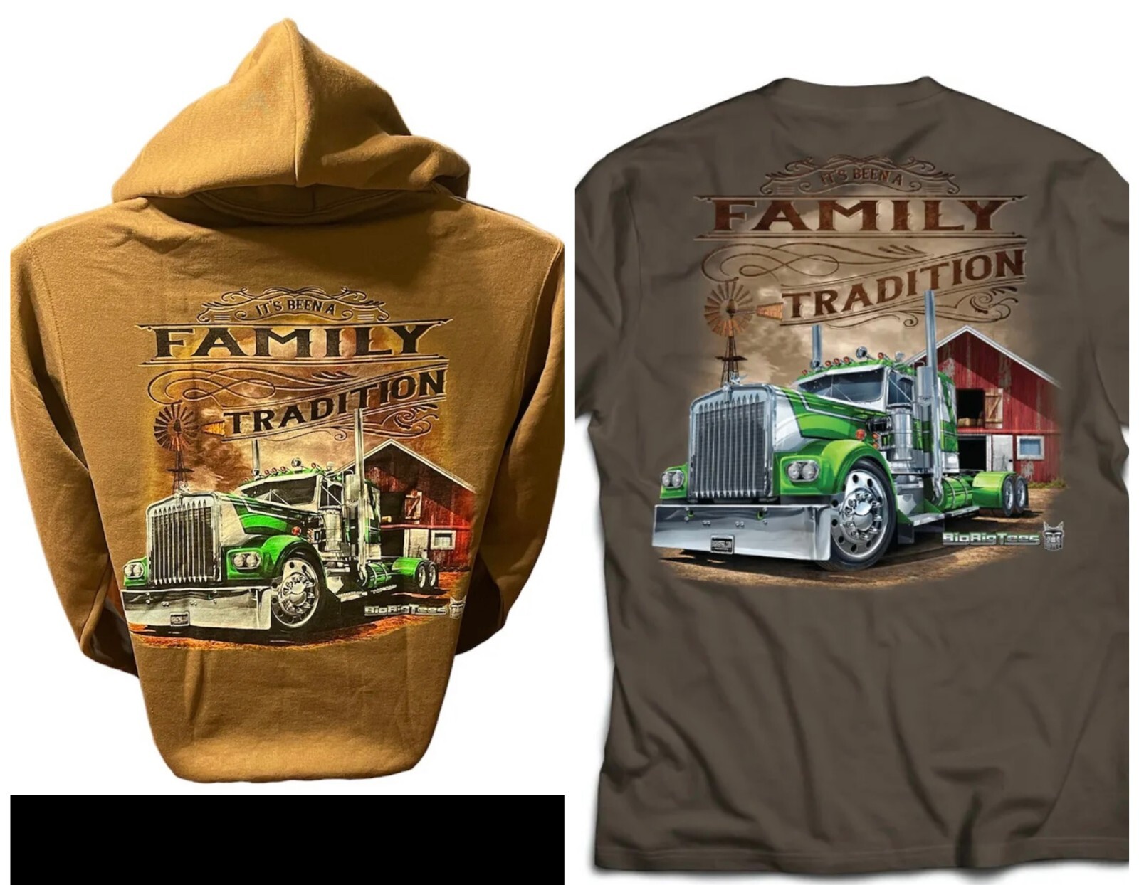 Big Rig Trucks BRT ‘Family Tradition’ Graphic Trucker T-Shirt & Hoodie
