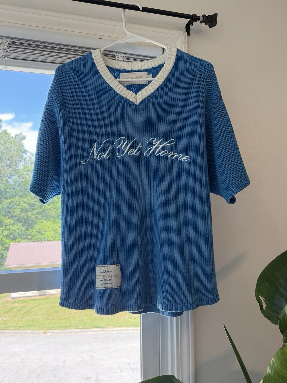 Forrest Frank X Not Yet Home Blue Knitted Jersey Christian Wear