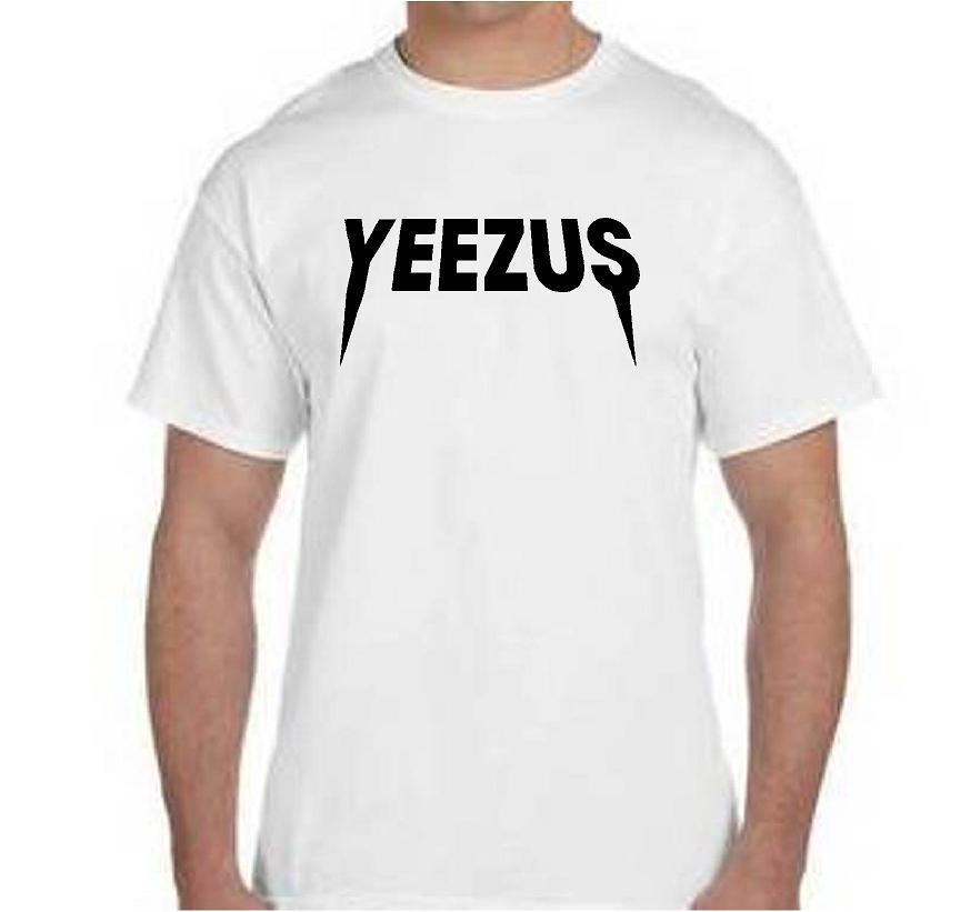 Kanye West Yeezus Inspired T shirt Shirt Black or White Print Uni-Sex Tees