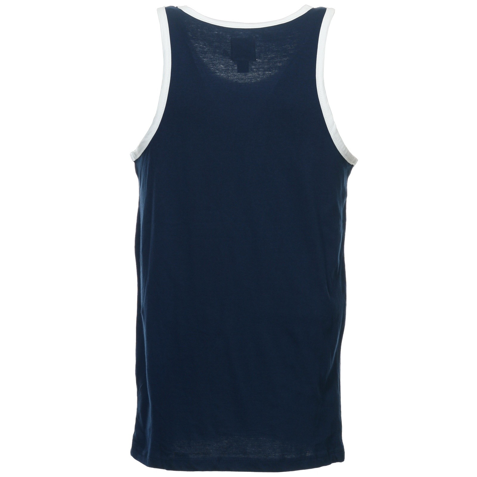 Ron Chereskin Mens Tank Top Sz M Blue Cotton Spandex Sleeveless Scoop Neck Basic