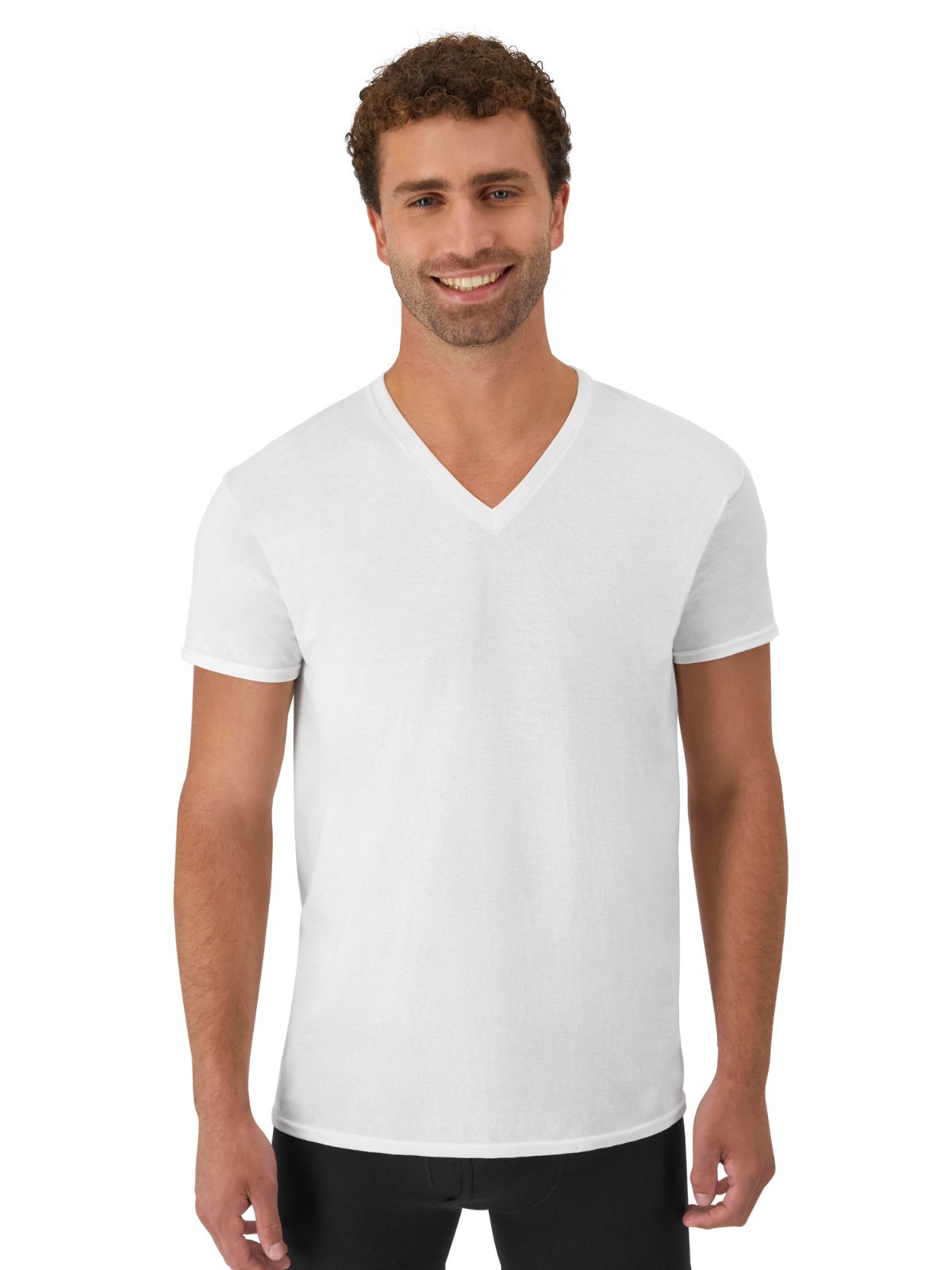 Hanes Men’S Value Pack White V-Neck Undershirts, 10- Pack and 6- Pack