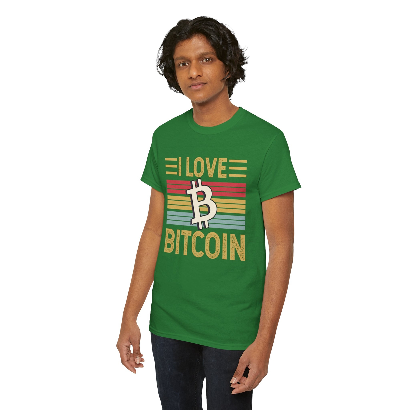 Mining Bitcoin T-Shirt – Funny Crypto Trader Blockchain BTC Graphic Tee