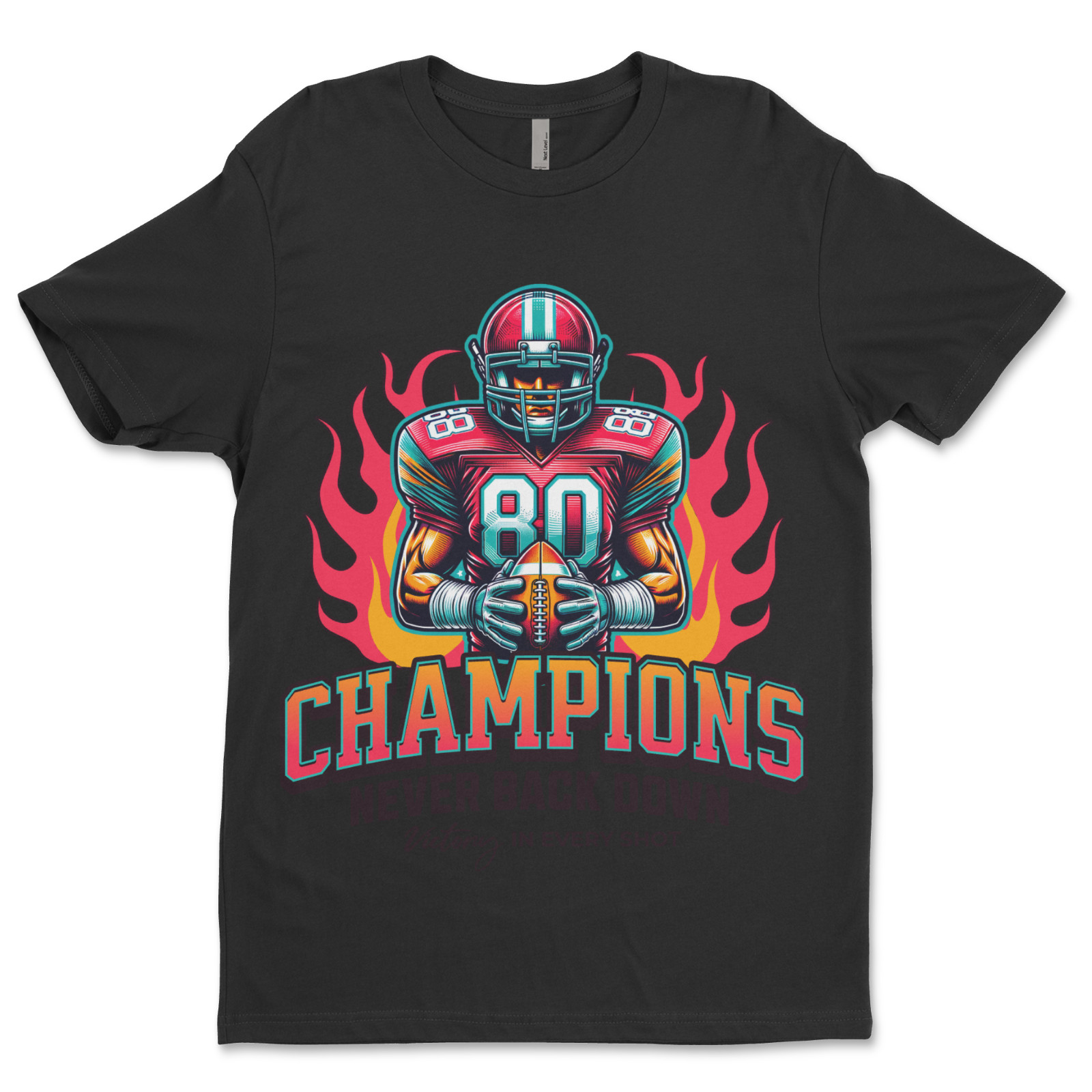 Custom T-Shirt, Champions,Dtf Print On Next Level T-Shirt unisex Soft Cotton