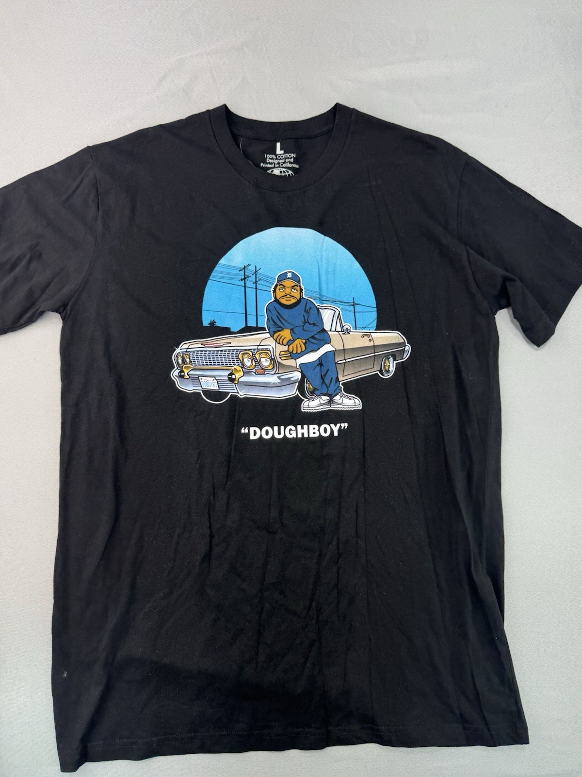 Sneaker Threads Doughboy Graphic Print Shirt Men’s Sz Large Black T-shirt NEW