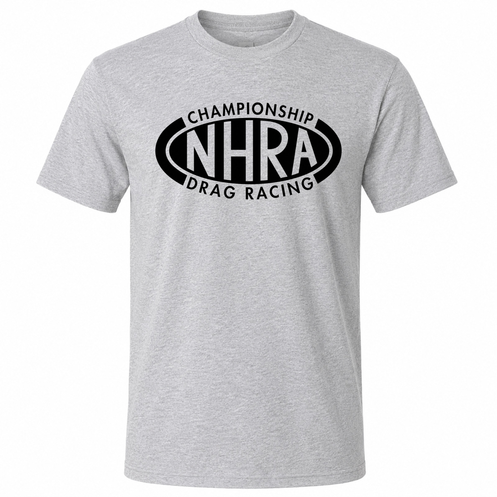 NHRA Drag Racing Championship Men’s Gray Graphic T Shirt Freeships