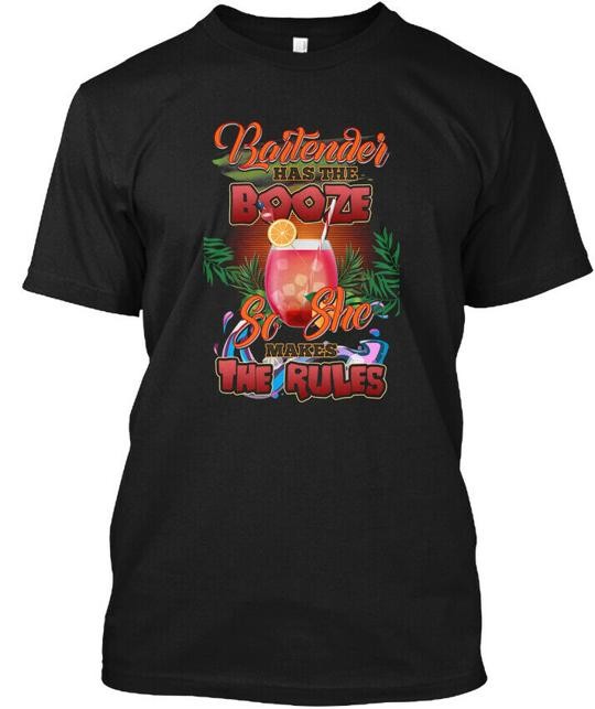 Bartender T-Shirt Made in the USA Size S to 5XL