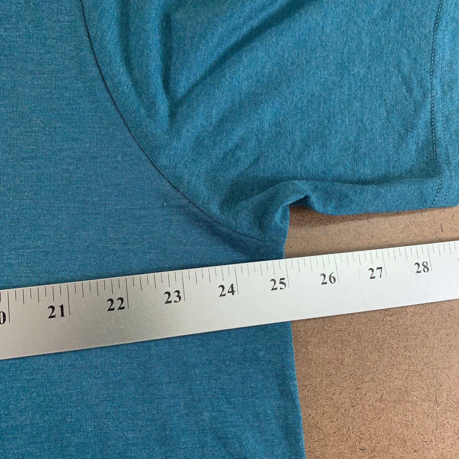 District Perfect Tri Mens 2XL Teal Gray Short Sleeve Crew Neck Tee 2 Pack New