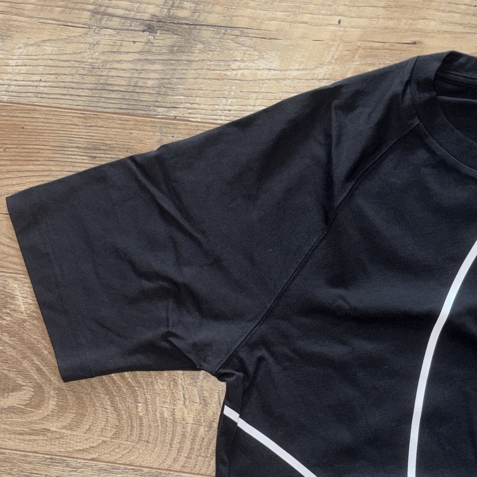 Adidas Originals Men’s Big Trefoil Outline T-Shirt Black White NWT, Size M