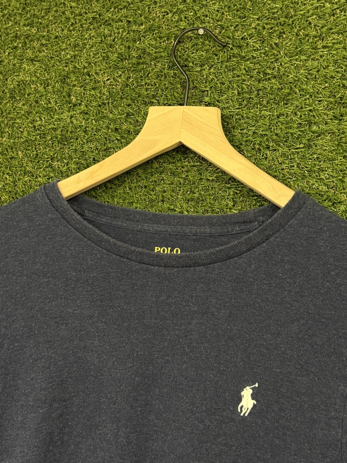 Polo Ralph Lauren Classic Logo Slim Fit Navy White Tee