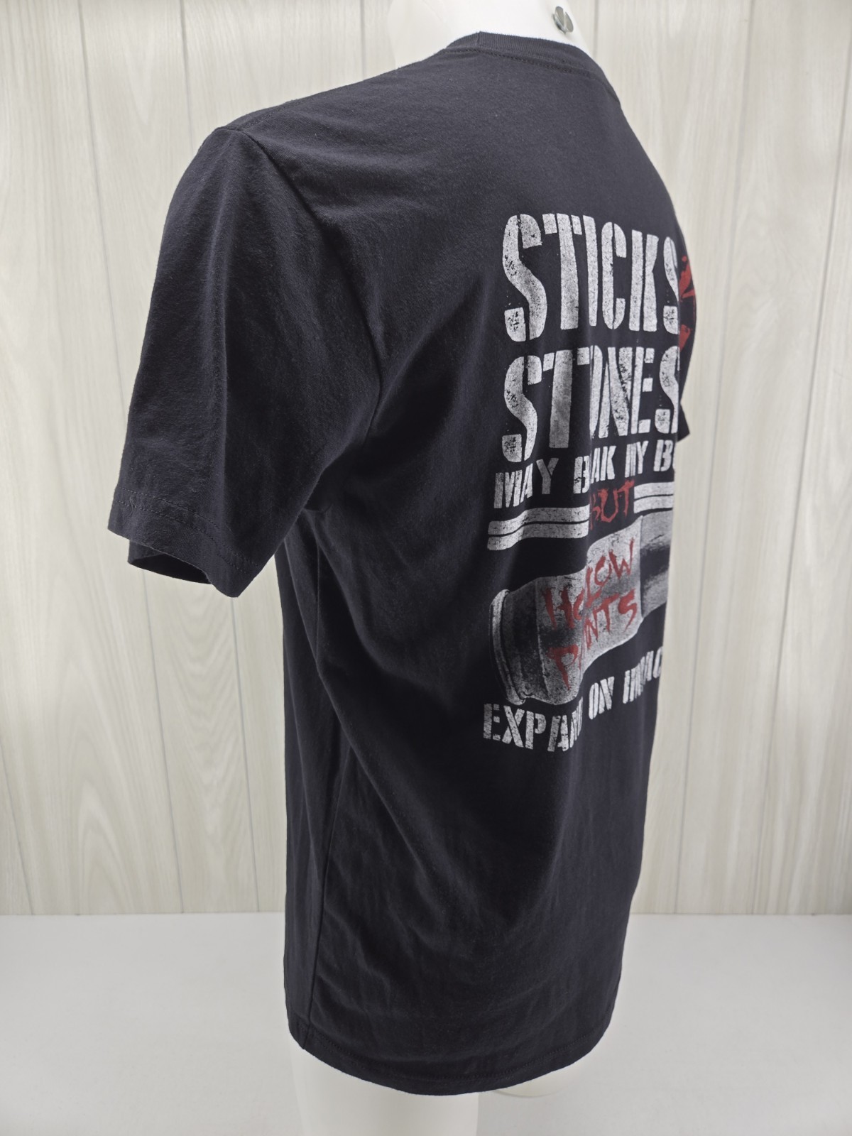 Bare Arms Tactical Gear & Apparel Sticks and Stones T-Shirt Size Large