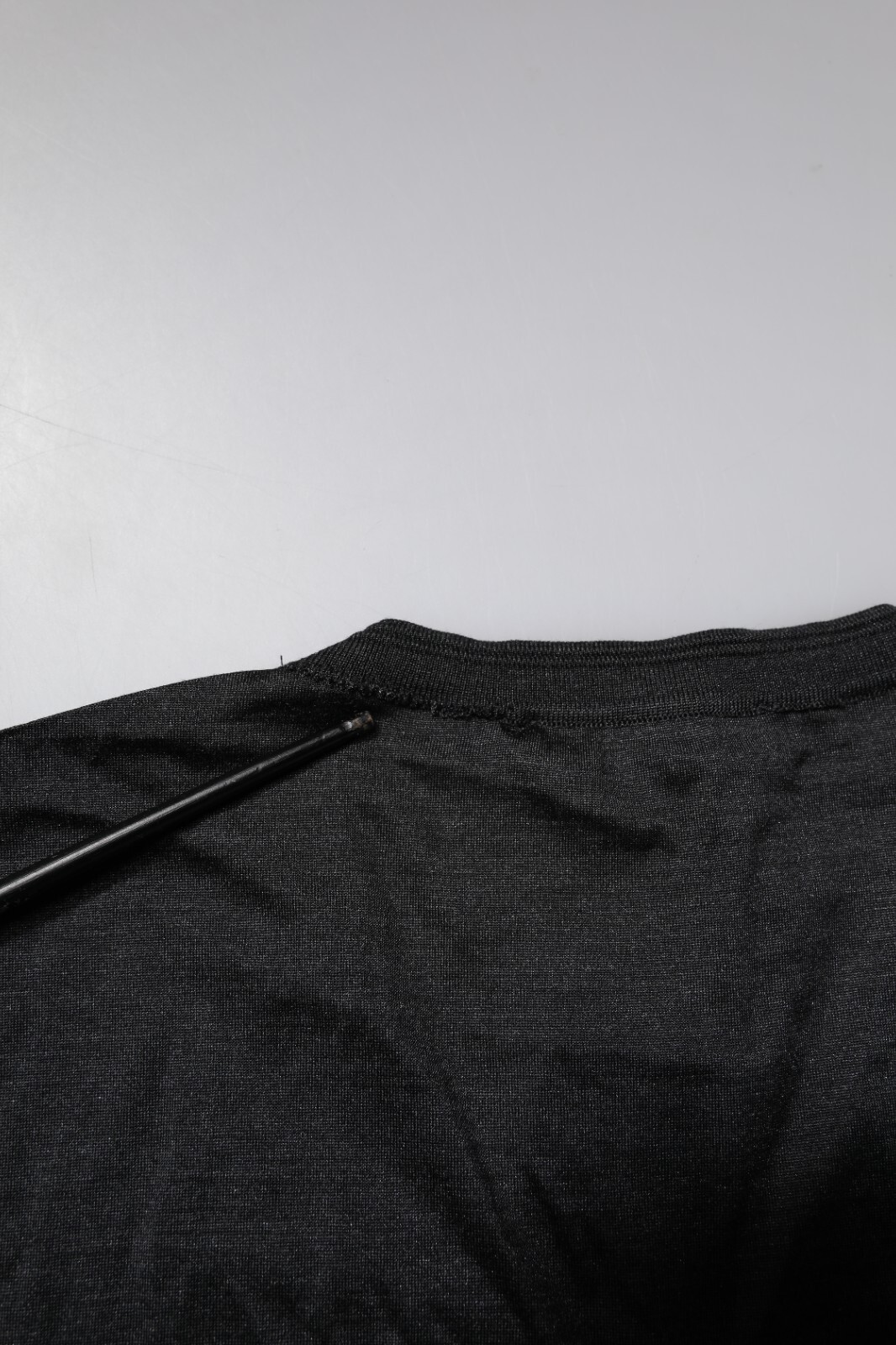 DOLCE & GABBANA T-shirt Dark Gray Silk V-neck Short Sleeves IT48/US38/M 670usd