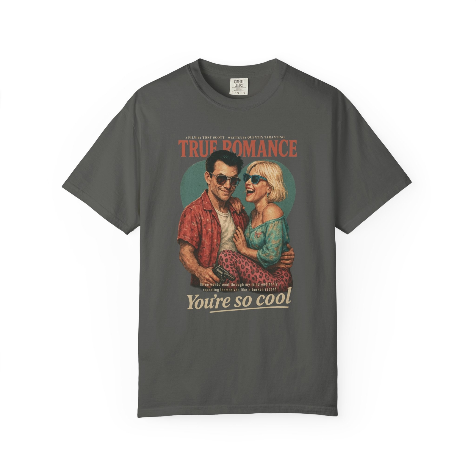 True Romance Shirt 90s Movie Tee Distressed Tarantino Film Gift You’re So Cool